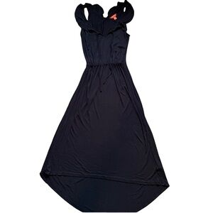 Joe Fresh Black Sweetheart High-Low Cocktail Summer Dress Women’s XS